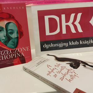 reklama dyskusyjnego Klubu Książki
