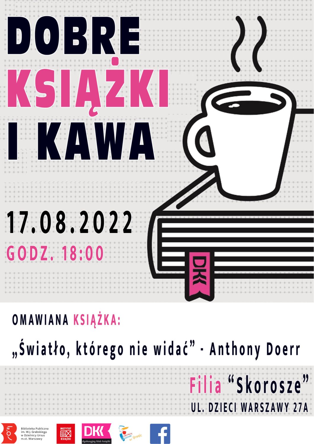 Dyskusyjny Klub Książki książka i kawa