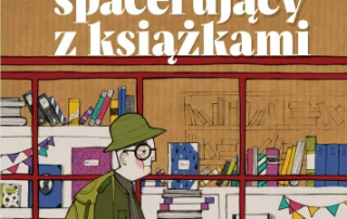 mezczyzna i dziecko idą na tle wystaw sklepowych