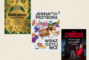 Okładki trzech książek
