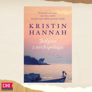 okładka książki przedstawiająca nostalgiczne jezioro, skały i łódkę