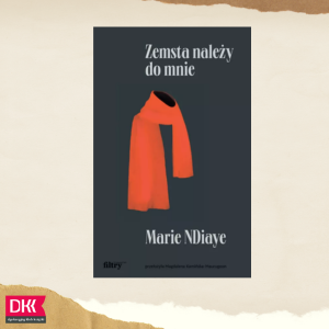 okładka książki na której widać czerwony szalik