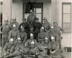 Strażacy z OSP Ursus po ćwiczeniach - 1932 AR.OSP.16.004