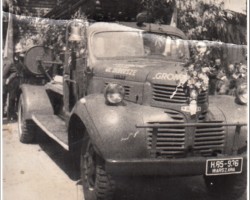 Uroczystość poświęcenia wozu bojowego - 1948 AR.OSP.16.029