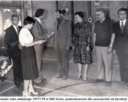 Zakończenie roku szkolnego 1977-78 w ZSZ Ursus AR.ZSZ.MB.17.013
