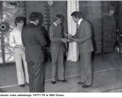 Zakończenie roku szkolnego 1977-78 w ZSZ Ursus AR.ZSZ.MB.17.016
