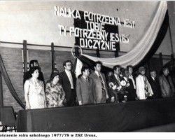 Zakończenie roku szkolnego 1977-78 w ZSZ Ursus AR.ZSZ.MB.17.018