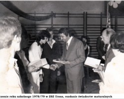Zakończenie roku szkolnego 1978-79 w ZSZ Ursus AR.ZSZ.MB.17.025