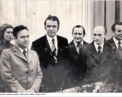 Zakończenie praktyk uczniów ZSZ Ursus w NRD - 1979 AR.ZSZ.MB.17.038