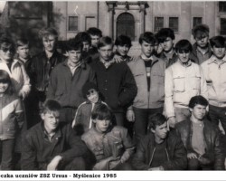Wycieczka uczniów ZSZ Ursus - Myślenice - 1985 AR.ZSZ.MB.17.040