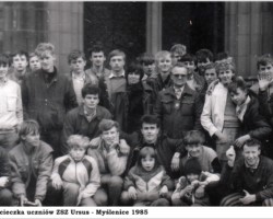 Wycieczka uczniów ZSZ Ursus - Myślenice - 1985 AR.ZSZ.MB.17.041