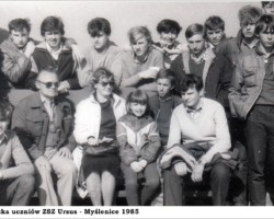 Wycieczka uczniów ZSZ Ursus - Myślenice - 1985 AR.ZSZ.MB.17.042