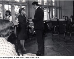 Dzień Nauczyciela w ZSZ Ursus - lata 70-te XX w. AR.ZSZ.MB.17.046
