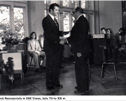 Dzień Nauczyciela w ZSZ Ursus - lata 70-te XX w. AR.ZSZ.MB.17.047