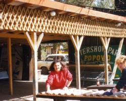 Popowo, Oś. Wczasowy ZM Ursus, weranda - lata 90-te XX w. AR.JP.14.018