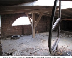 Hala nr 10 ZM Ursus, poddasze - stan na 2014r AR.PW.19.034