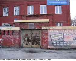 Portiernia Główna, brama - stan na 2017r AR.PW.19.044