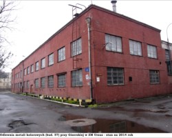 Odlewnia metali kolorowych ZM Ursus - stan na 2014 AR.PW.19.076
