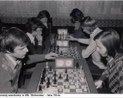 Turniej szachowy w DK "Kolorowa" - lata 70-te AR.RSM.15.085