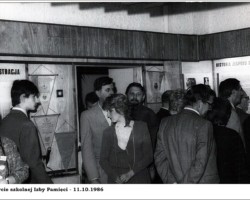 Obchody 40-lecia szkoły 1986, otwarcie Izby Pamięci AR.ZSZ.MS.18.082