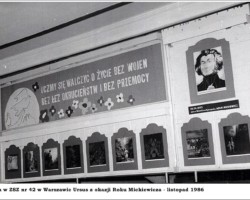 Wystawa w szkole 1986 AR.ZSZ.MS.18.086