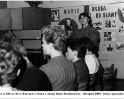 Wystawa w szkole 1986 AR.ZSZ.MS.18.088