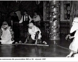 Choinka dla dzieci pracowników szkoły 1987 AR.ZSZ.MS.18.096