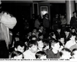 Ryszard Szurkowski w szkole 1987 AR.ZSZ.MS.18.113