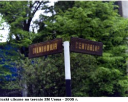 Tabliczki uliczne na terenie ZM Ursus - 2005 r. AR.AZ.20.002
