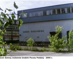 Fragment dawnej rozdzielni druków Poczty Polskiej - 2005 r. AR.AZ.20.004