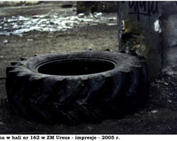 Opona w hali nr 162 w ZM Ursus - impresje - 2005 r. AR.AZ.20.015