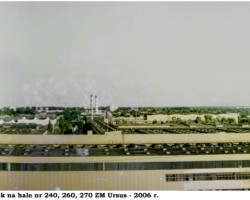 Widok na hale nr 240, 260, 270 ZM Ursus - 2006 r. AR.AZ.20.049