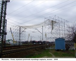 Warszawa-Ursus, wymiana przewodu - 2008 AR.KS.22.017