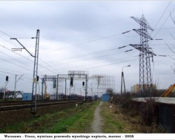 Warszawa-Ursus, wymiana przewodu - 2008 AR.KS.22.018