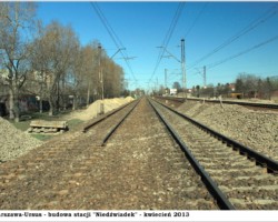 Warszawa-Ursus, budowa stacji "Niedźwiadek" - 2013 AR.KS.22.080