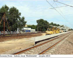 Warszawa-Ursus, budowa stacji "Niedźwiadek" - 2013 AR.KS.22.083