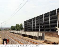 Warszawa-Ursus, budowa stacji "Niedźwiadek" - 2013 AR.KS.22.084