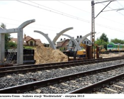 Warszawa-Ursus, budowa stacji "Niedźwiadek" - 2013 AR.KS.22.085