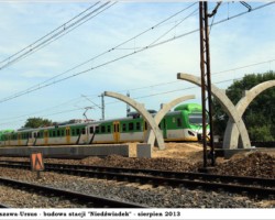 Warszawa-Ursus, budowa stacji "Niedźwiadek" - 2013 AR.KS.22.086