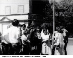 Wycieczka uczniów ZSZ Ursus, Weimar- 1984 AR.HK.24.048