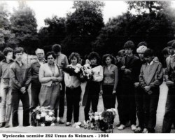 Wycieczka uczniów ZSZ Ursus, Weimar- 1984 AR.HK.24.049