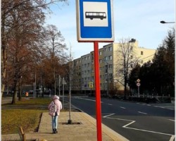 Walerego Sławka, przystanek AR.ZS.29.037