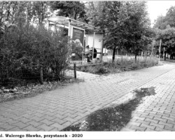 Walerego Sławka, przystanek AR.ZS.29.042