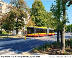 Walerego Sławka, przystanek AR.ZS.29.078