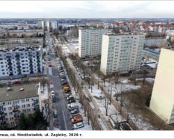 Oś. Niedźwiadek, ul. Zagłoby, 2026r. AR.KD.43.010